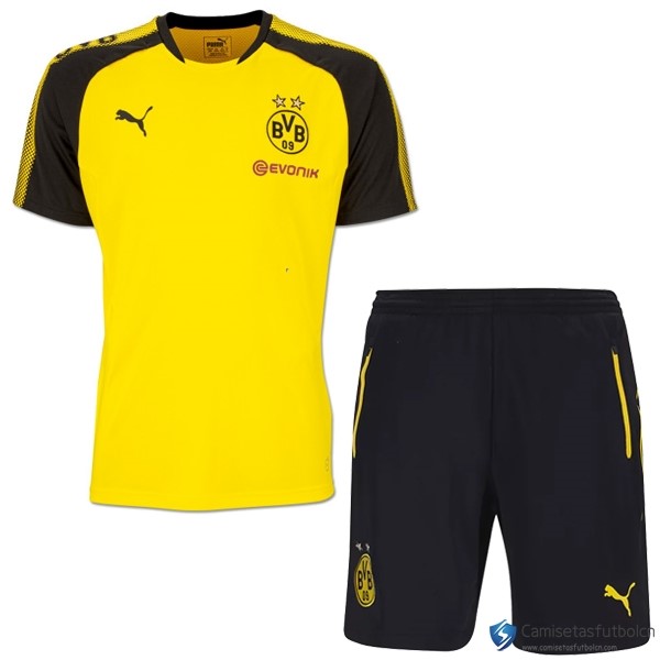 Camiseta Entrenamiento Borussia Dortmund Conjunto Completo 2017-18 Amarillo